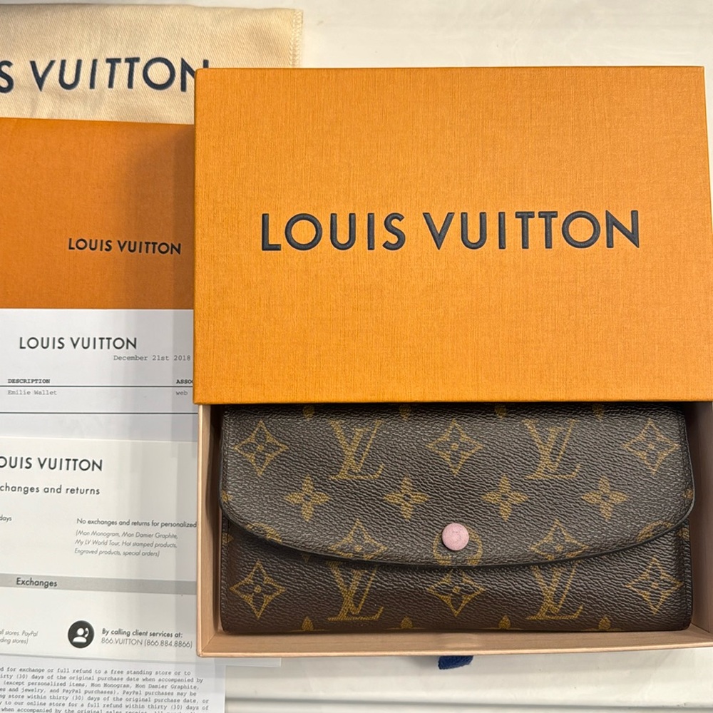 LV Emilie Rose Ballerine Wallet